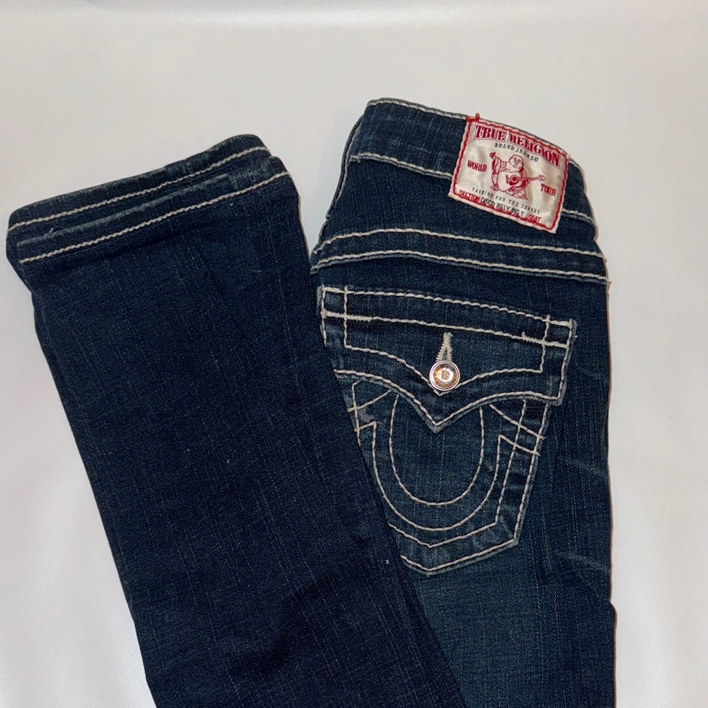 True Religion Disco Becky Women's Indigo Skinny Jeans